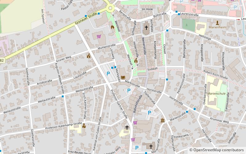 Lambertikirche location map