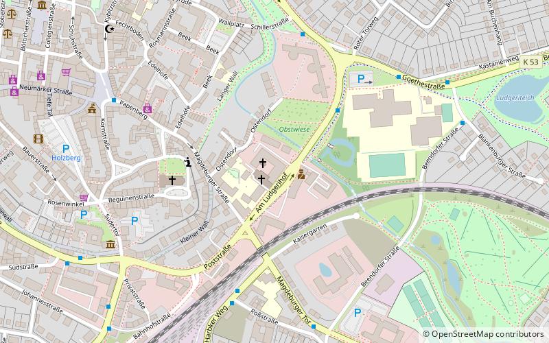 St. Ludger's Abbey location map