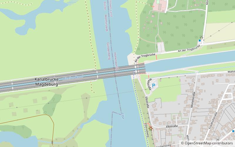 Puente canal de Magdeburgo location map