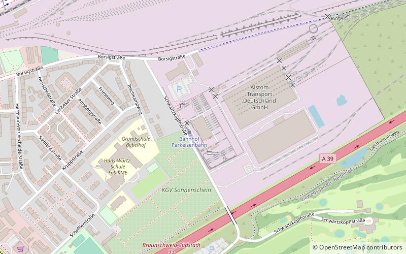 Lokpark Braunschweig location map