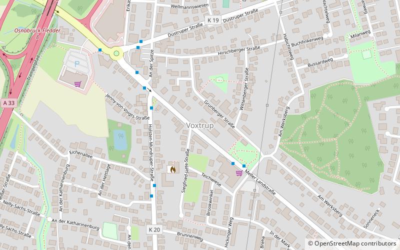 Voxtrup location map
