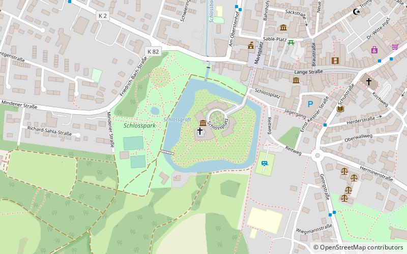 Schloss Bückeburg location map