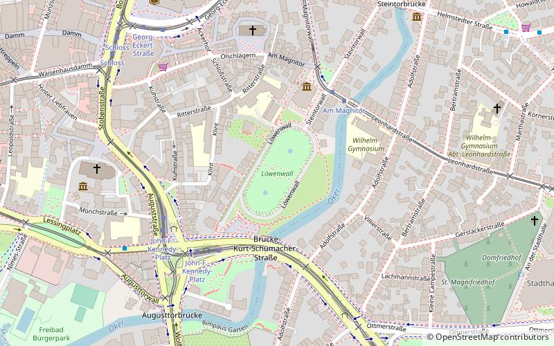 Löwenwall location map