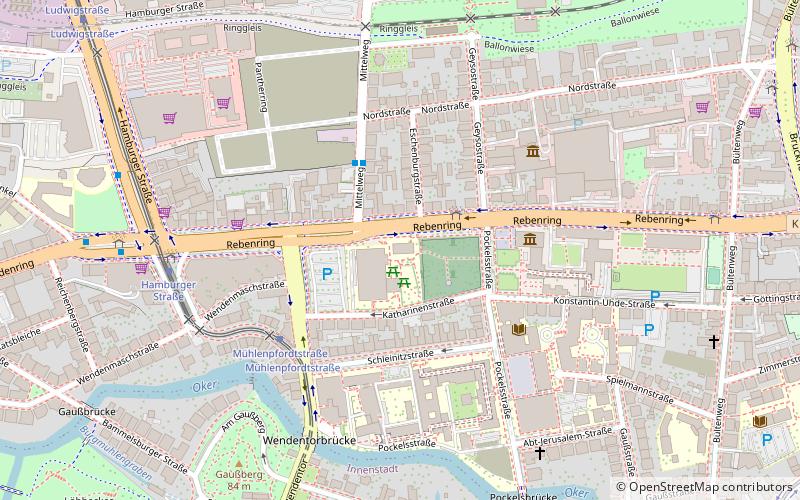 Braunschweig University of Technology location map