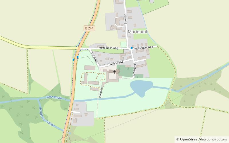 Kloster Mariental location map