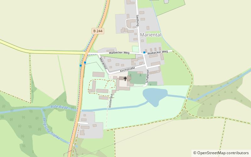 Abbaye de Mariental location map