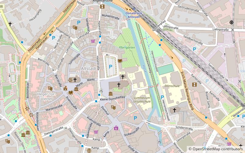 Gymnasialkirche location map