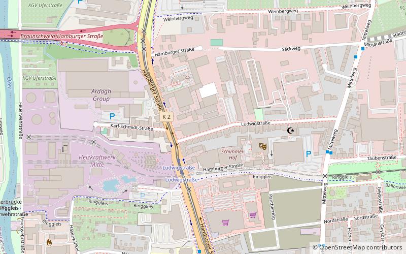 Greifhaus location map