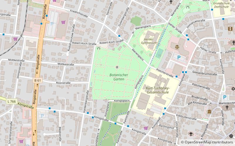 Alter Friedhof Minden location map