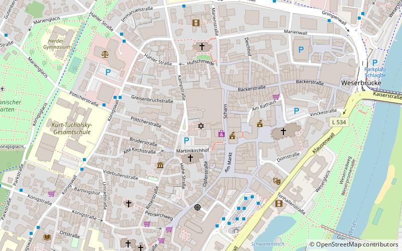 Synagoge Minden location map