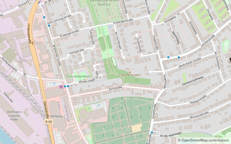 sonnenhugel osnabruck location map