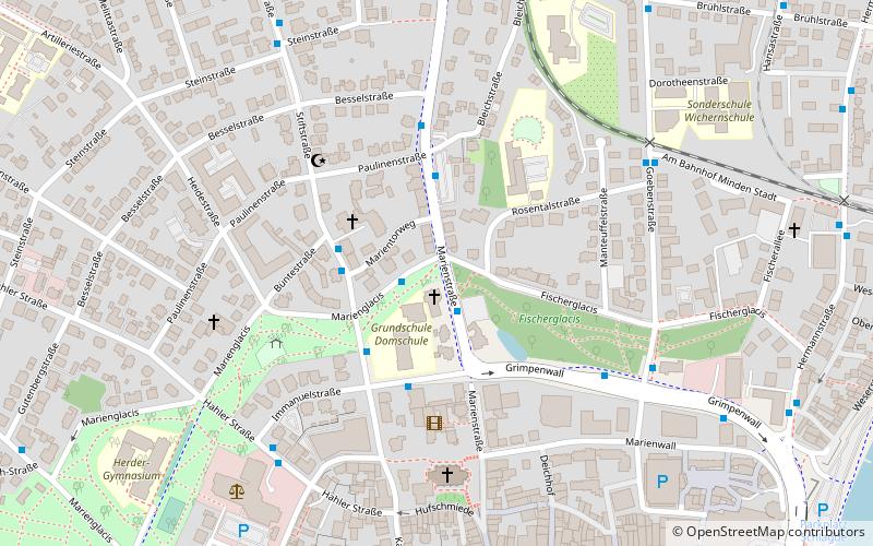 Weltkriegsdenkmal der Turnvereine Minden location map