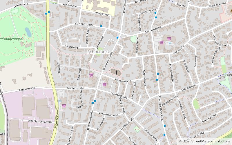 st ludgerus rheine location map