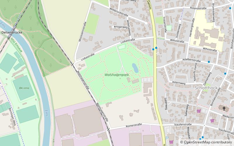 Walshagenpark location map
