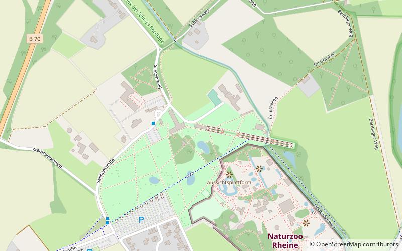 Saline Gottesgabe location map