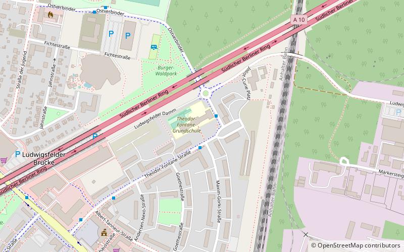 Theodor-Fontane-Denkmal location map