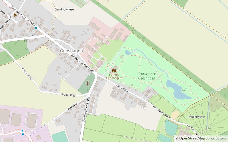 Schloss Genshagen location map