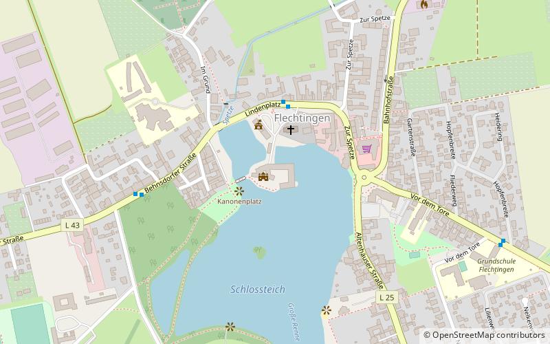 Wasserschloss Flechtingen location map