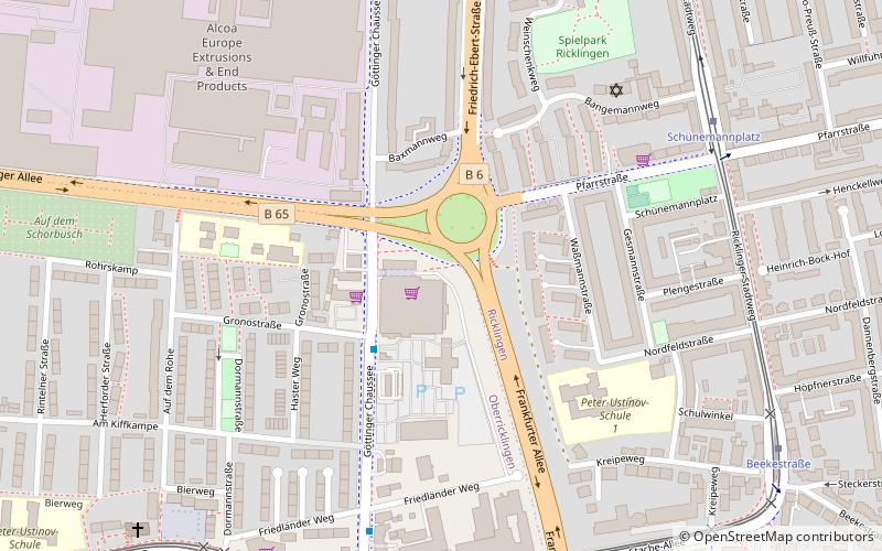 ricklingen hannover location map