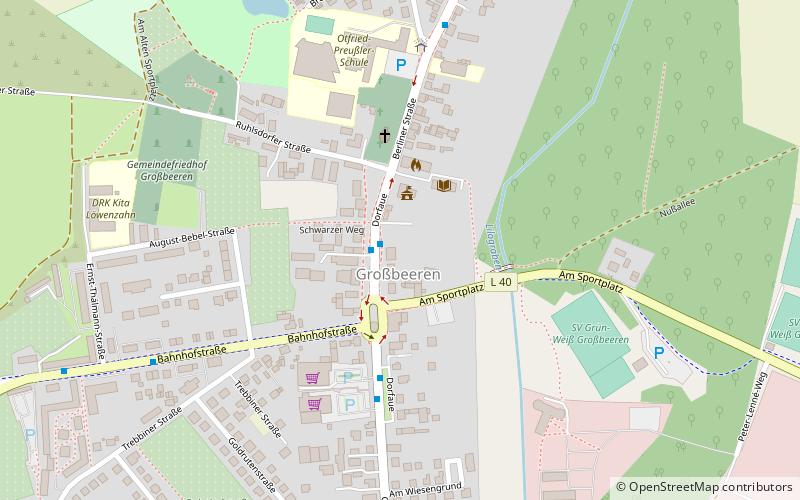 Großbeeren location map