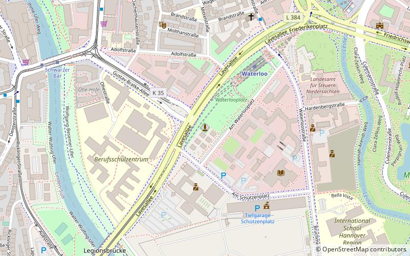 Waterloosäule location map