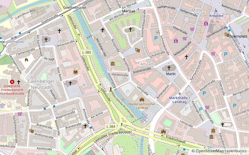 Leibniz House location map