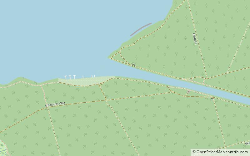 Kanał Odra-Sprewa location map