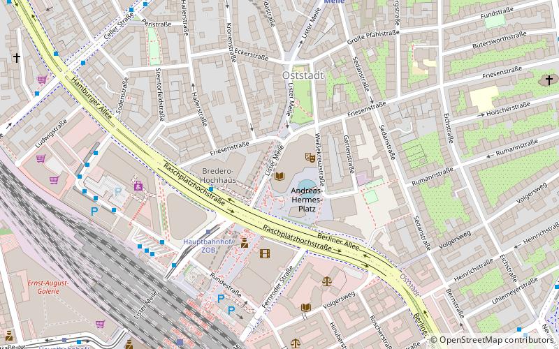 Oststadtbibliothek im Pavillon location map