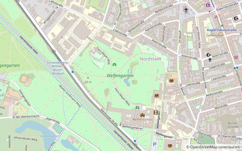 Welfengarten location map