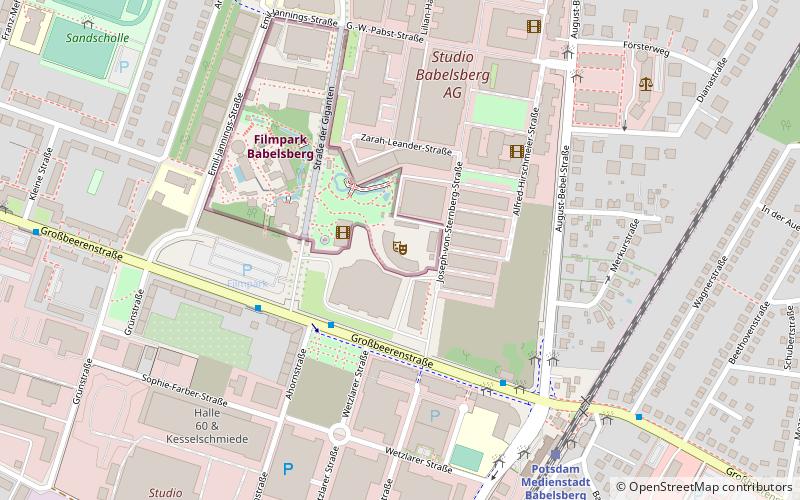 Vulkan-Arena location map