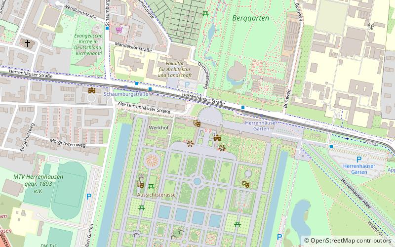 Herrenhausen Palace location map