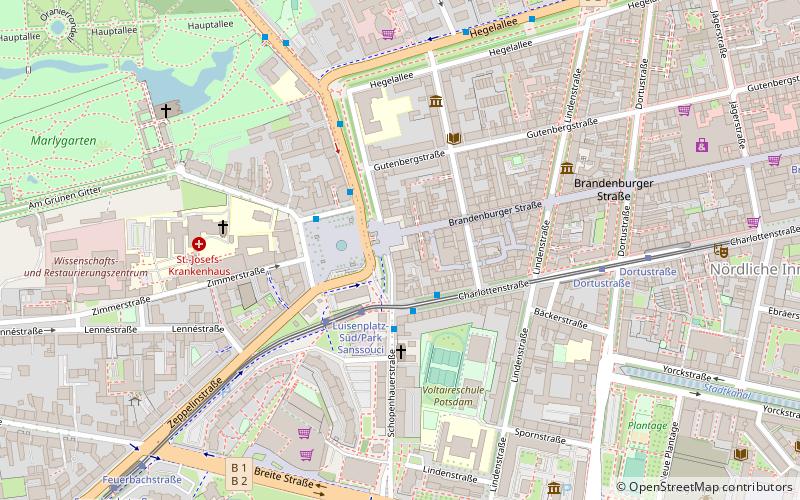Brandenburg Gate location map