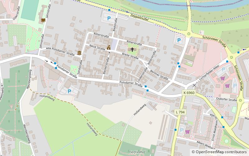 Teltow location map