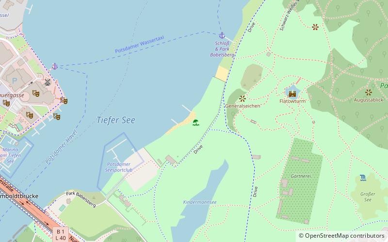 stadtbad park babelsberg poczdam location map