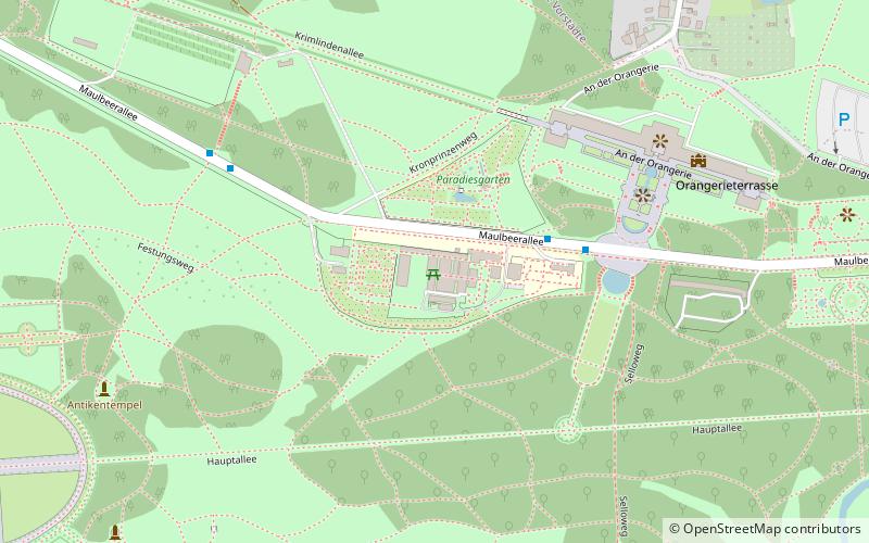 Botanischer Garten Potsdam location map