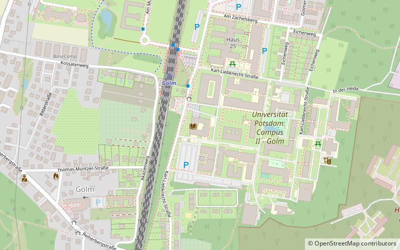 Potsdam University Library location map