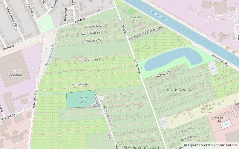 hannover nordstadt hanovre location map