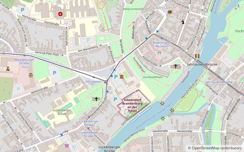Centro de exterminio nazi de Brandeburgo location map