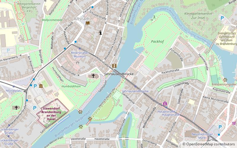 Jahrtausendbrücke location map