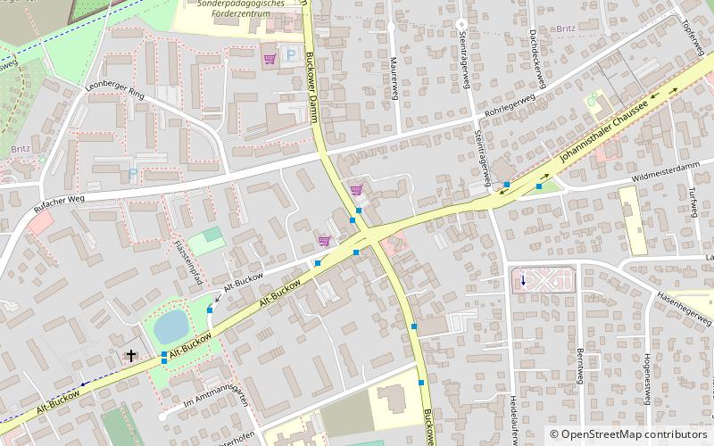 Berlin-Buckow location map