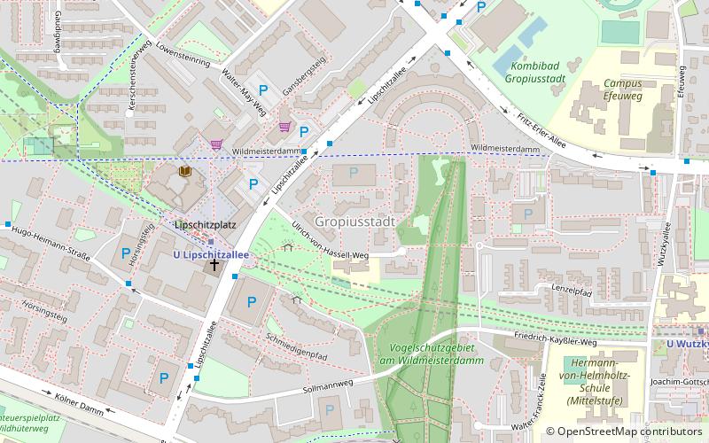 Gropiusstadt location map