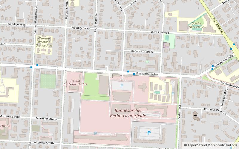 preussische hauptkadettenanstalt location map