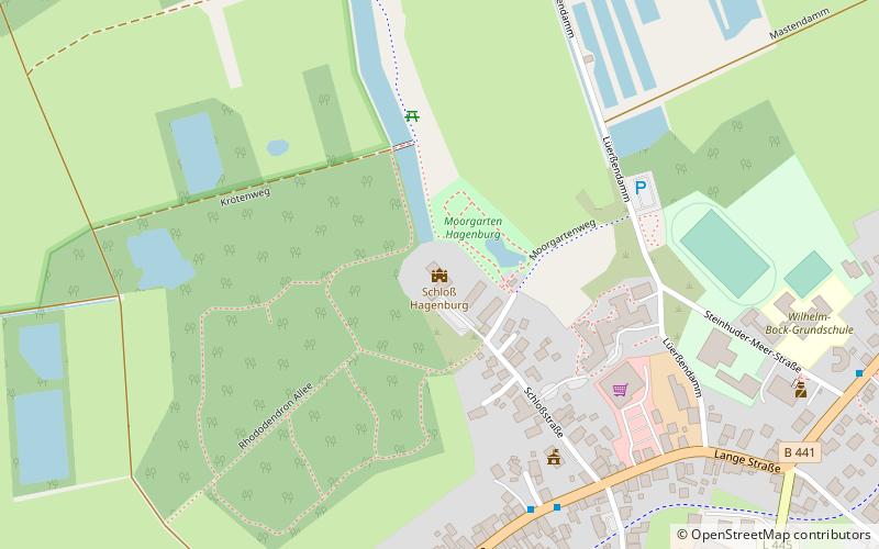 Schloss Hagenburg location map