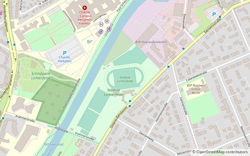 Stadion Lichterfelde location map