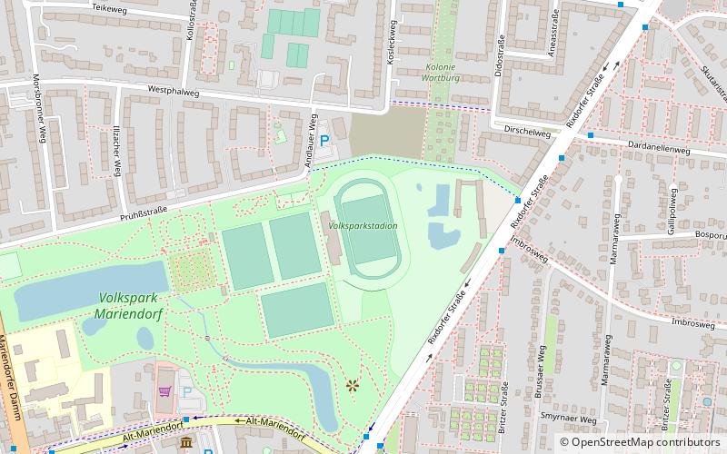 Volkspark Mariendorf location map