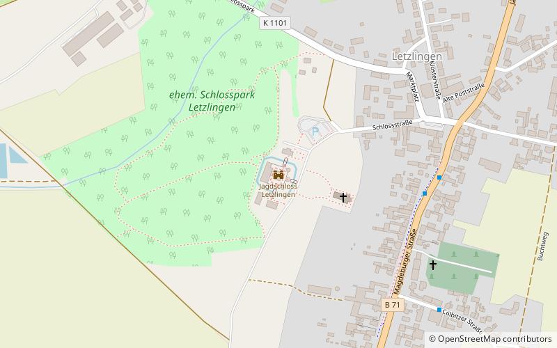 Jagdschloss Letzlingen location map