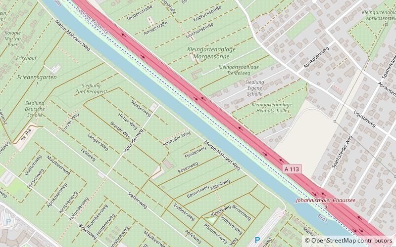 Teltow Canal location map