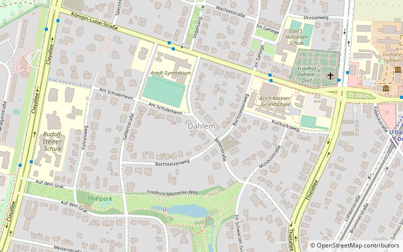 dahlem berlin location map