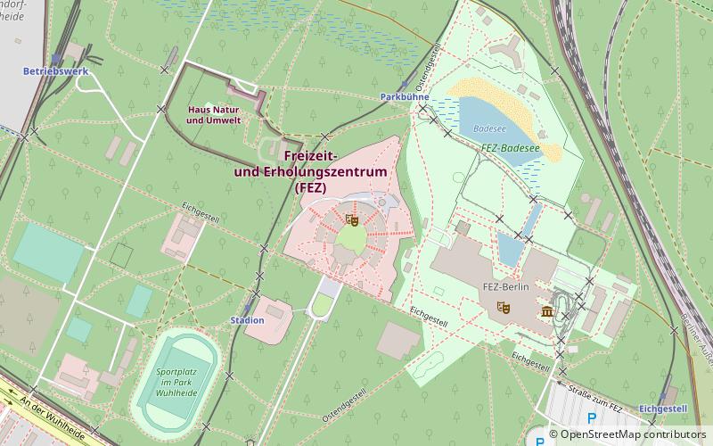 Kindl-Bühne Wuhlheide location map