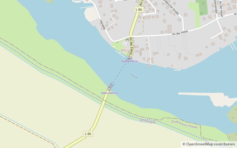 Ketzin Cable Ferry location map